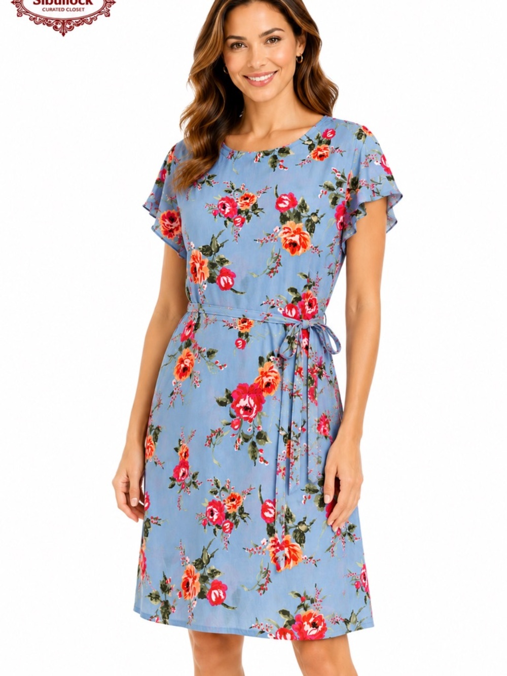D52 BeachLunchLounge Tie-Waist Slip Dress | Size Small | Rayon Summer Dress